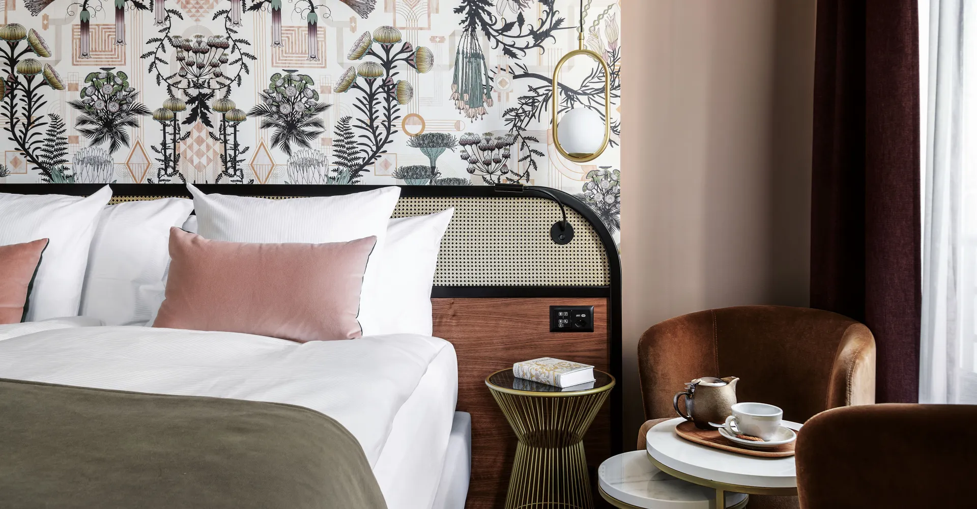 Sorell Hotel Seidenhof 2-Zimmer Apartment Schlafzimmer mit Sitzecke