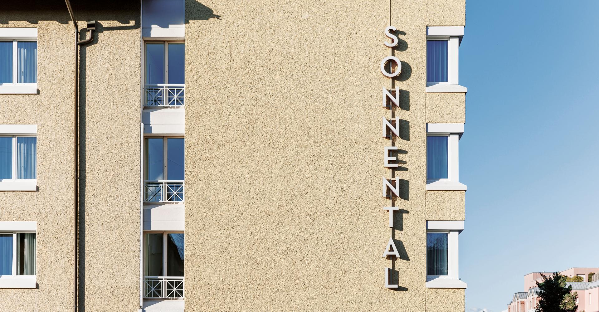 Aussenaufnahme des Hotels Sonnental