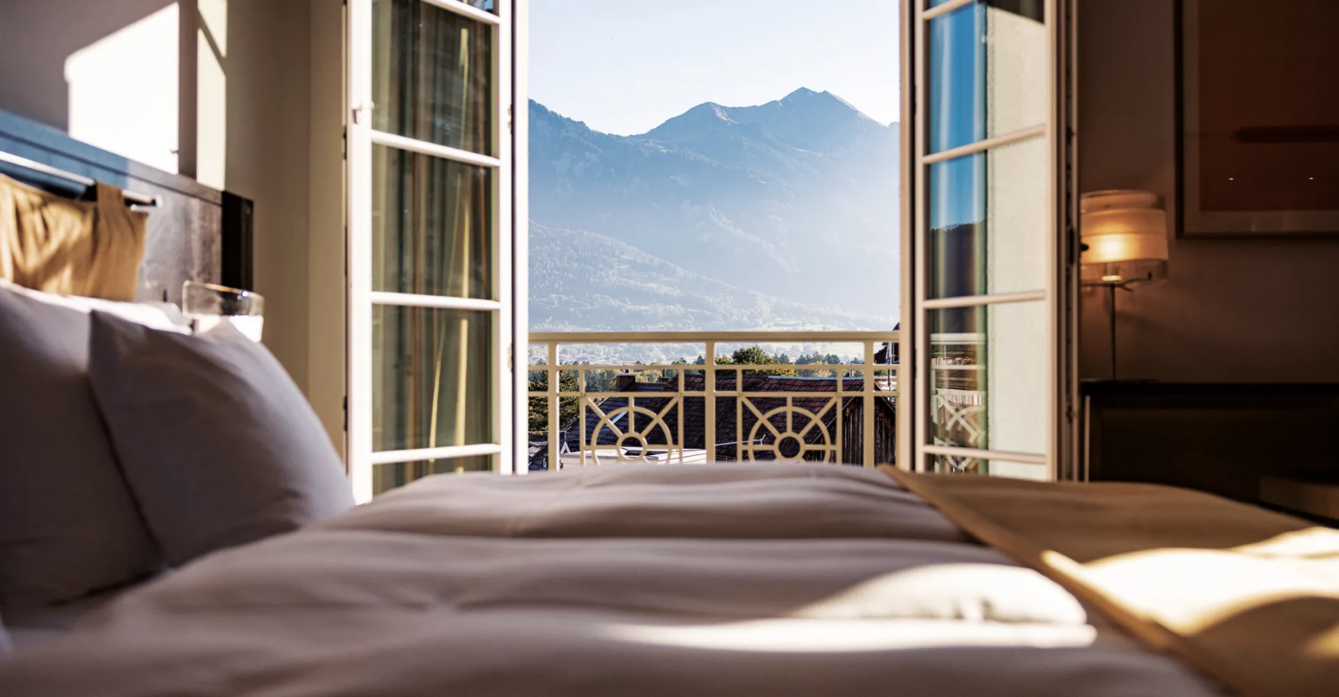 Rooms with a view at the Hotel Bad Ragaz