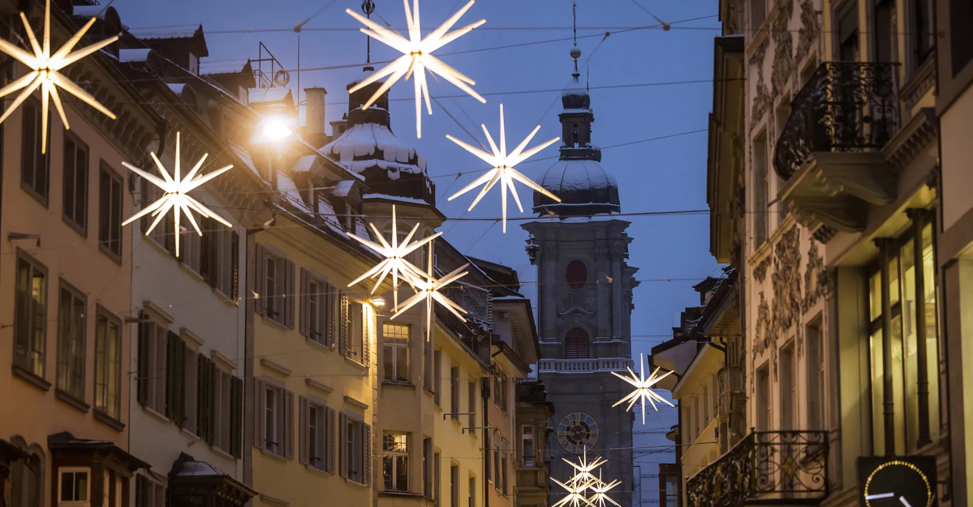Christmas in the Star City of St. Gallen in the Old Town