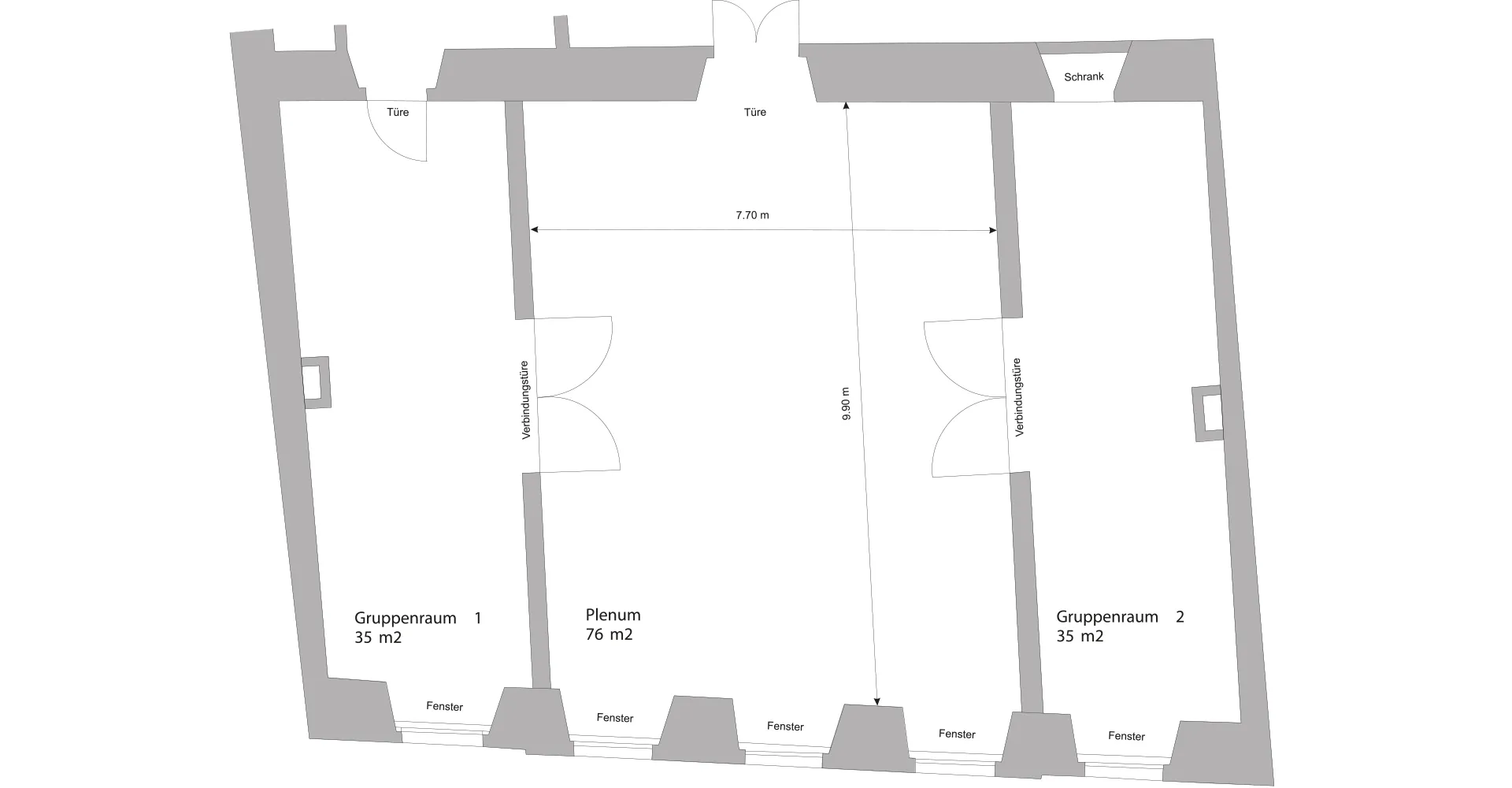 Dome room floor plan