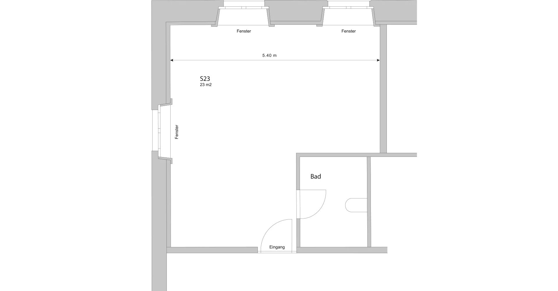 Floor plan seminar room 112