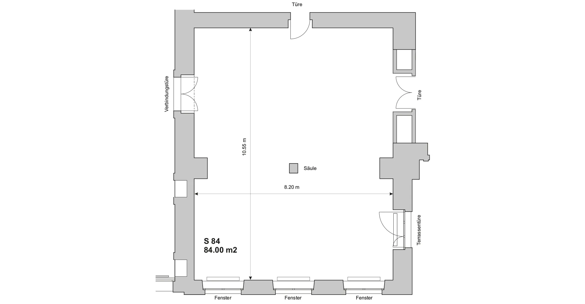 Floor plan Kursaal 2