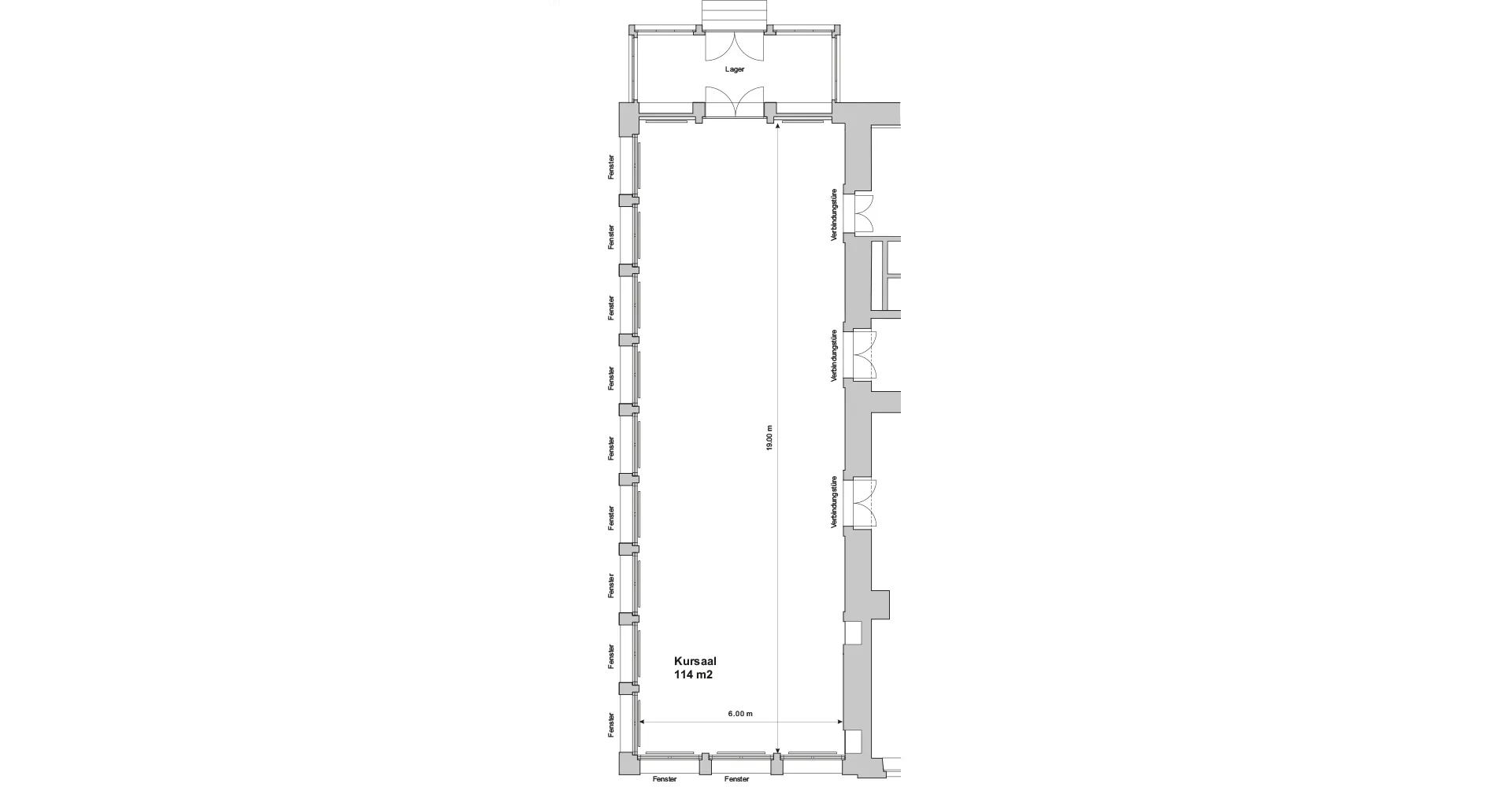 Floor plan Kursaal 1