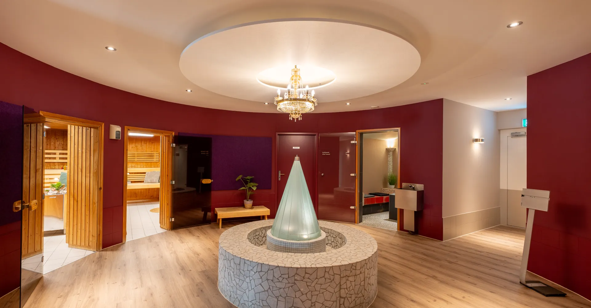 alte Sauna im Hotel Sonnental, Kaffeeraum 