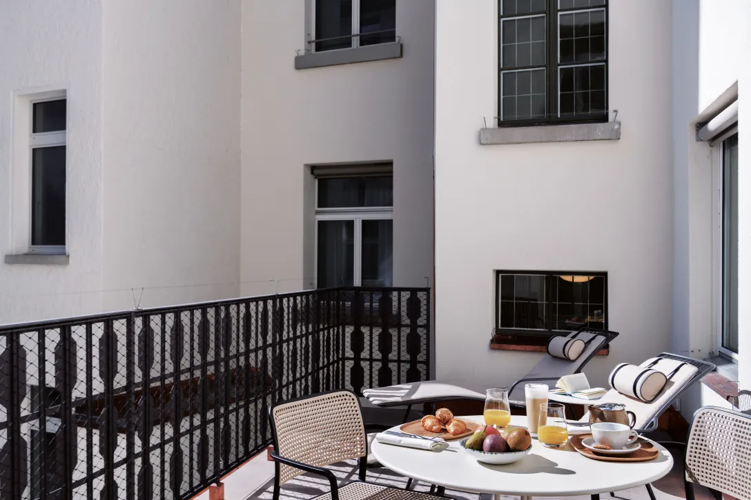 Sorell Hotel Seidenhof 2-Zimmer Apartment mit Terrasse und Sitzecke
