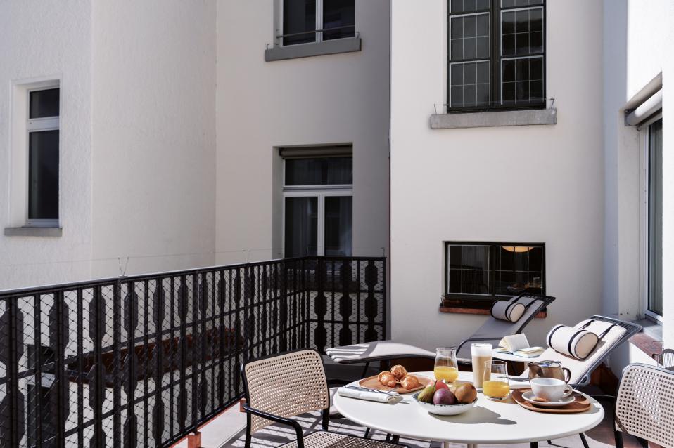 Sorell Hotel Seidenhof 2-Zimmer Apartment mit Terrasse und Sitzecke