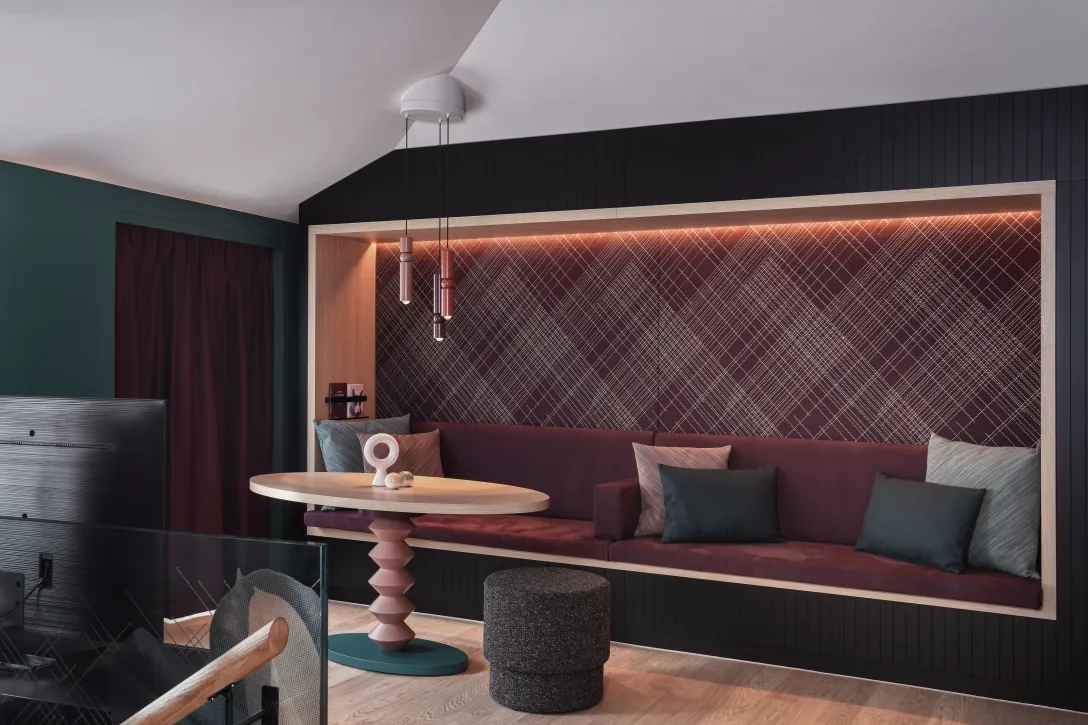 Sorell Hotel St. Peter 1-room apartment with sitting area and TV