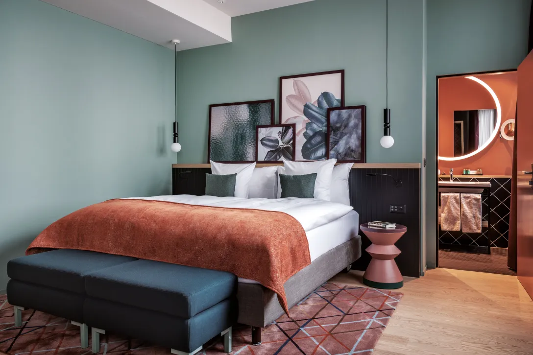 Sorell Hotel St. Peter Superior Double Room Twin and Bathroom