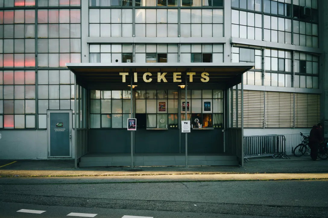 Ticketschalter der Maag Halle in Zürich West