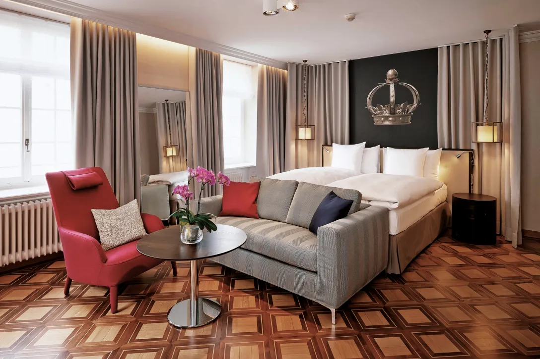 Sorell Hotel Krone Appartement mit Sitzecke