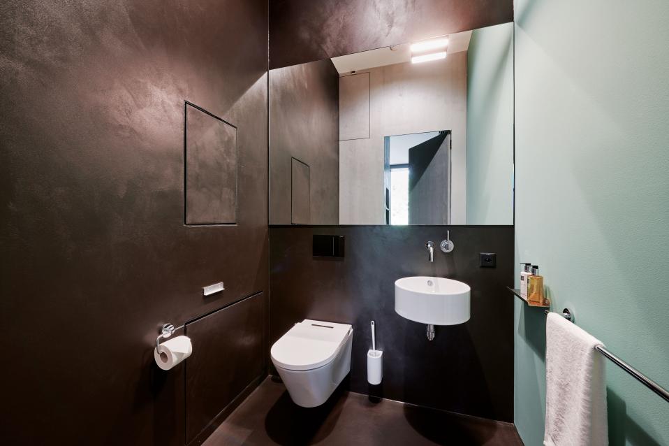 Sorell Hotel Rigiblick Spa Suite Badezimmer mit Dusche