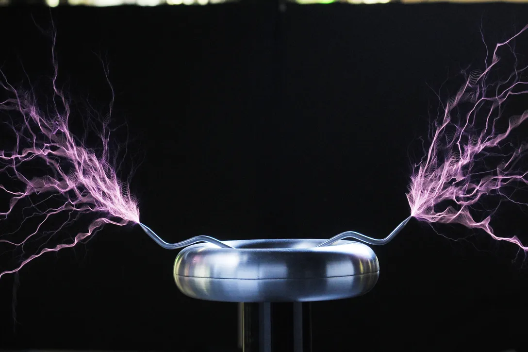 Aufnahme des Spark Dodgers im Technorama