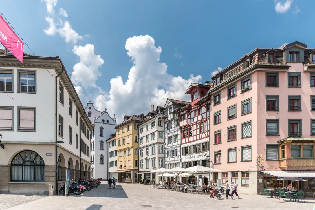 Aufnahme der St. Galler Altstadt