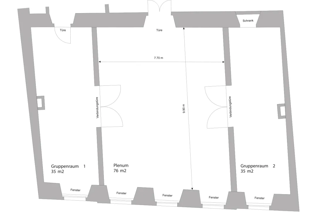 Grundriss Gruppenraum