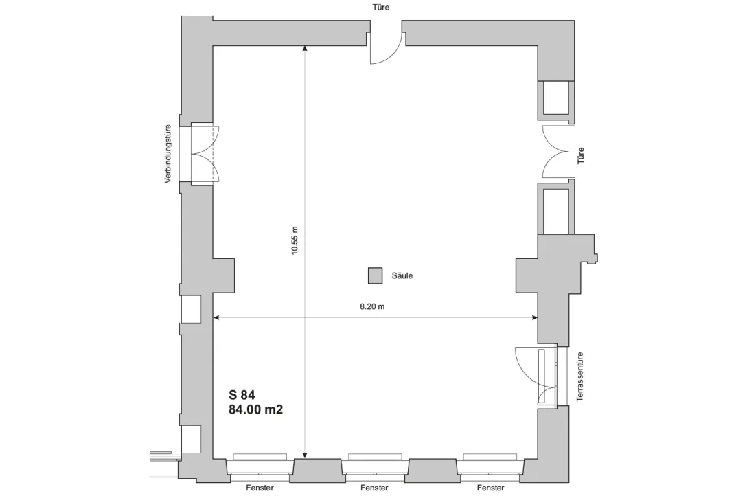 Floor plan Kursaal 2