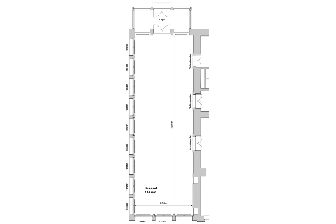 Floor plan Kursaal 1