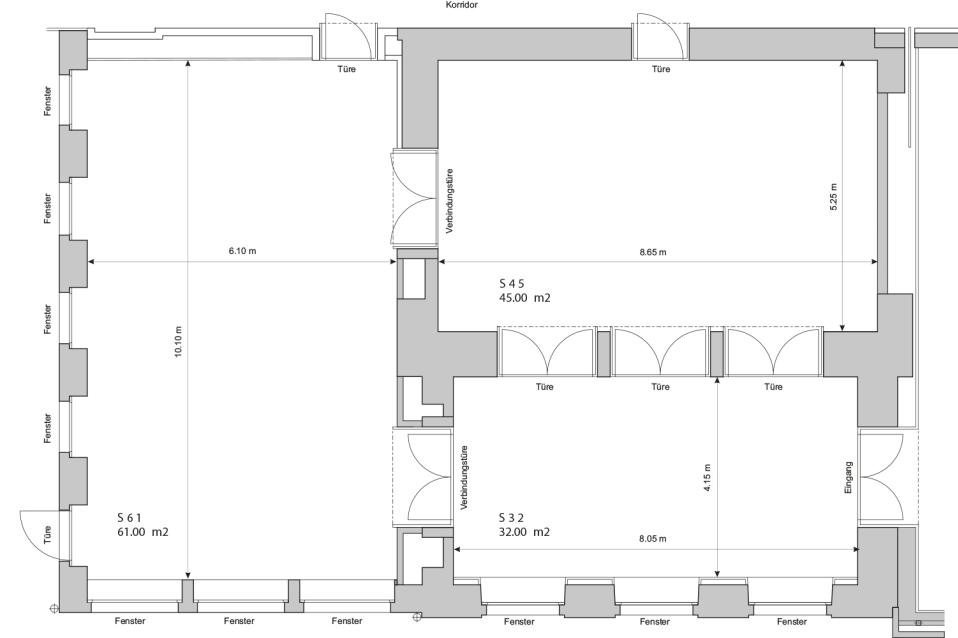 Grundriss Zürichberg 1/2/3
