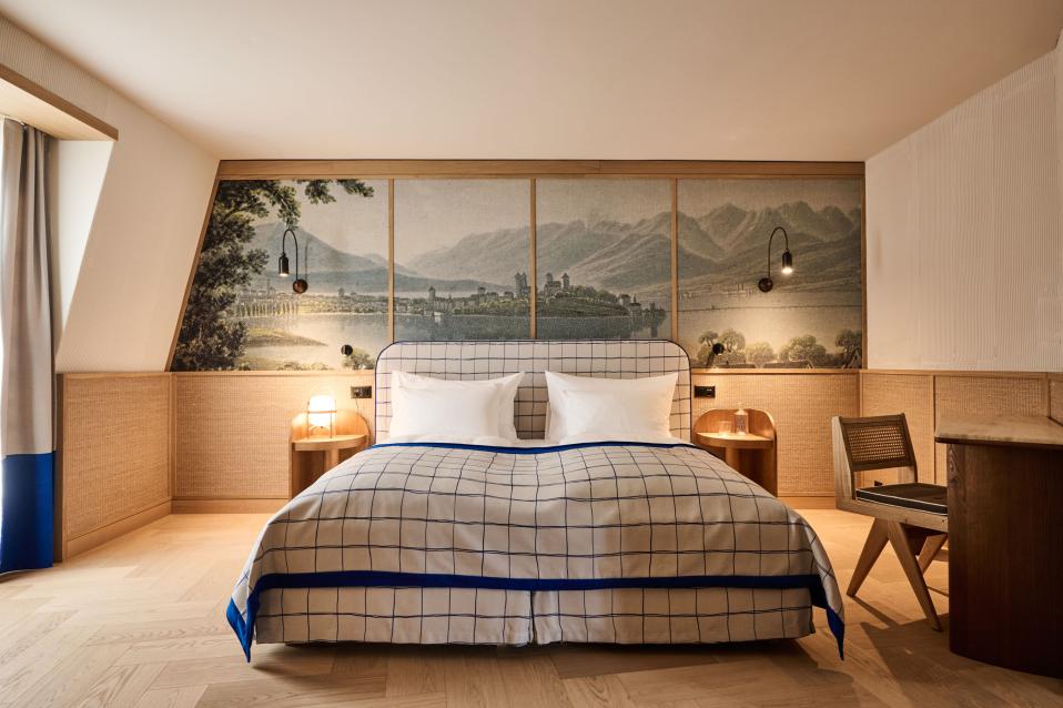 Bett in der Junior Suite