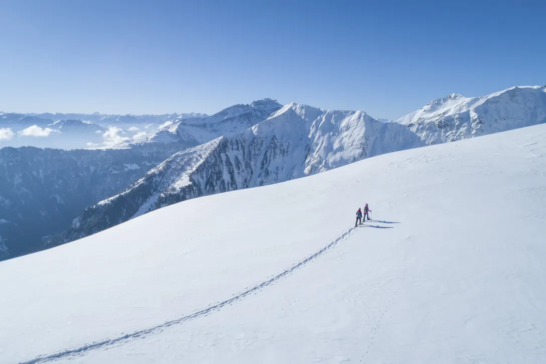 Schneeschuh-Trail auf dem Pizol
