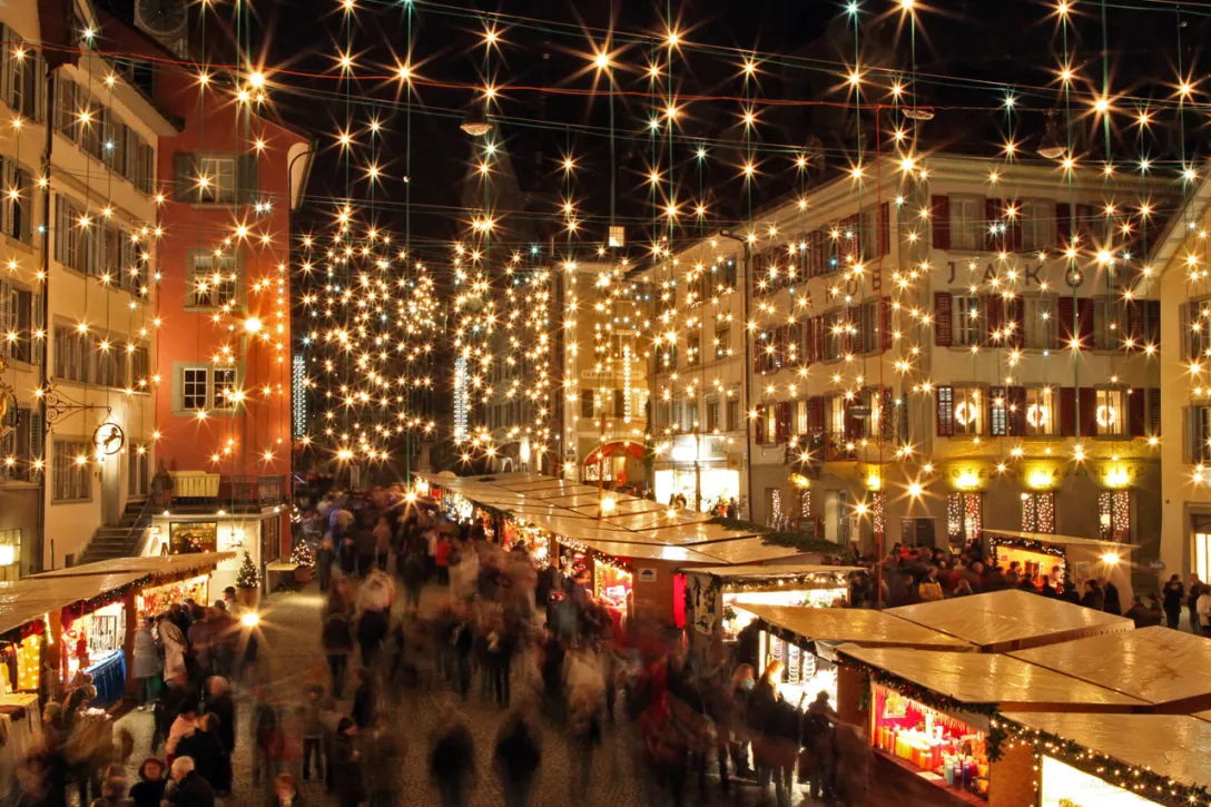 Christmas market in Rapperswil