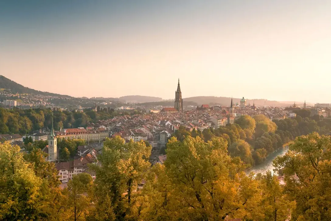 Bern Old Town panorama