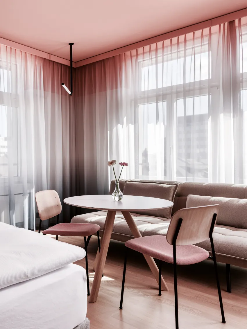 Ansicht des Deluxe Zimmers im Sorell Hotel City Weissenstein