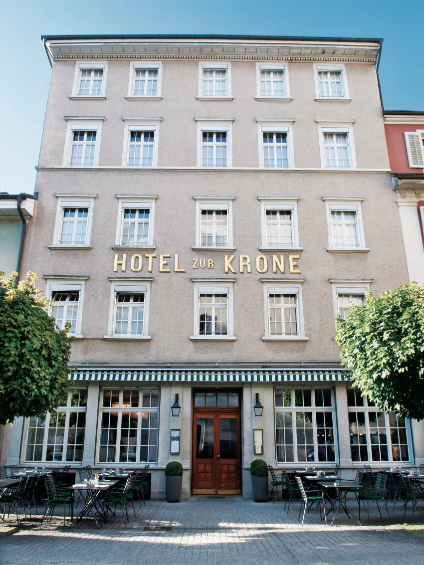 Aussenansicht des Hotels Kron in Winterthur