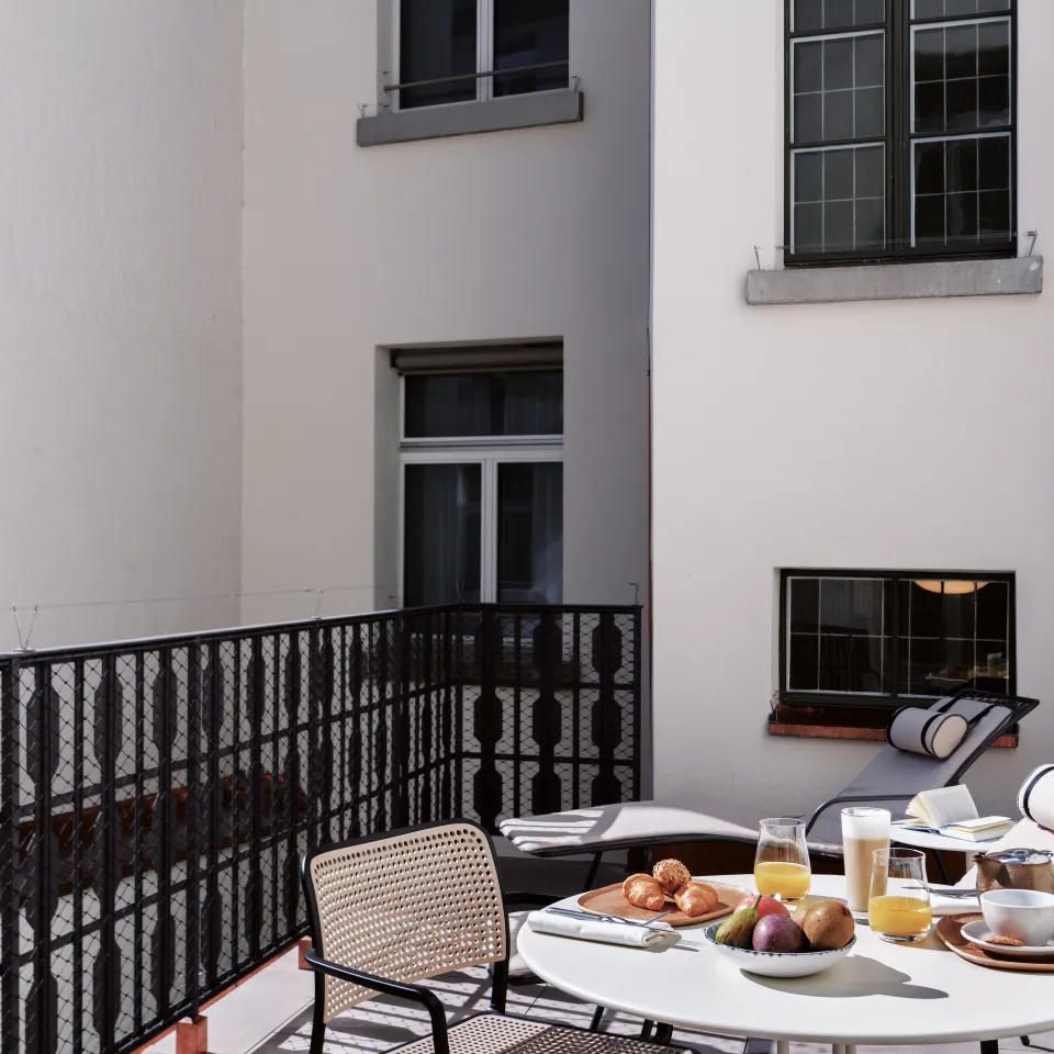 Sorell Hotel Seidenhof 2-Zimmer Apartment mit Terrasse und Sitzecke