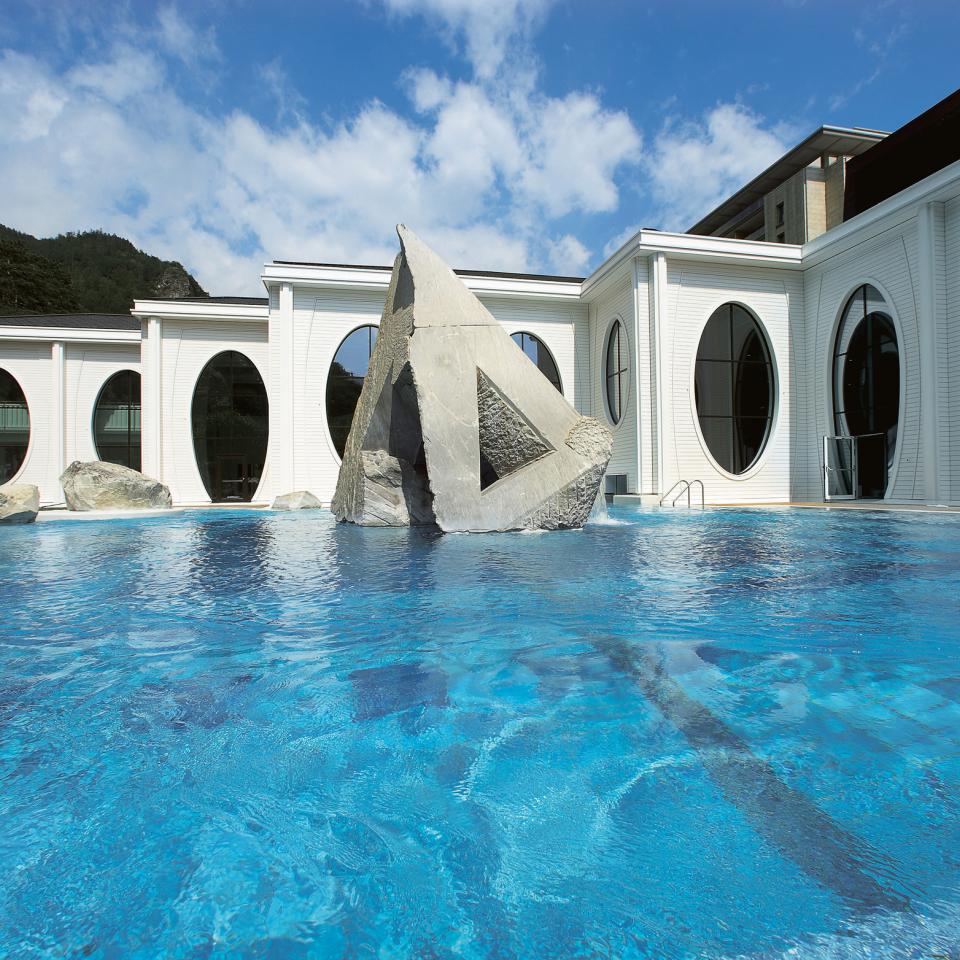 Aussenbad der Tamina Therma in Bad Ragaz