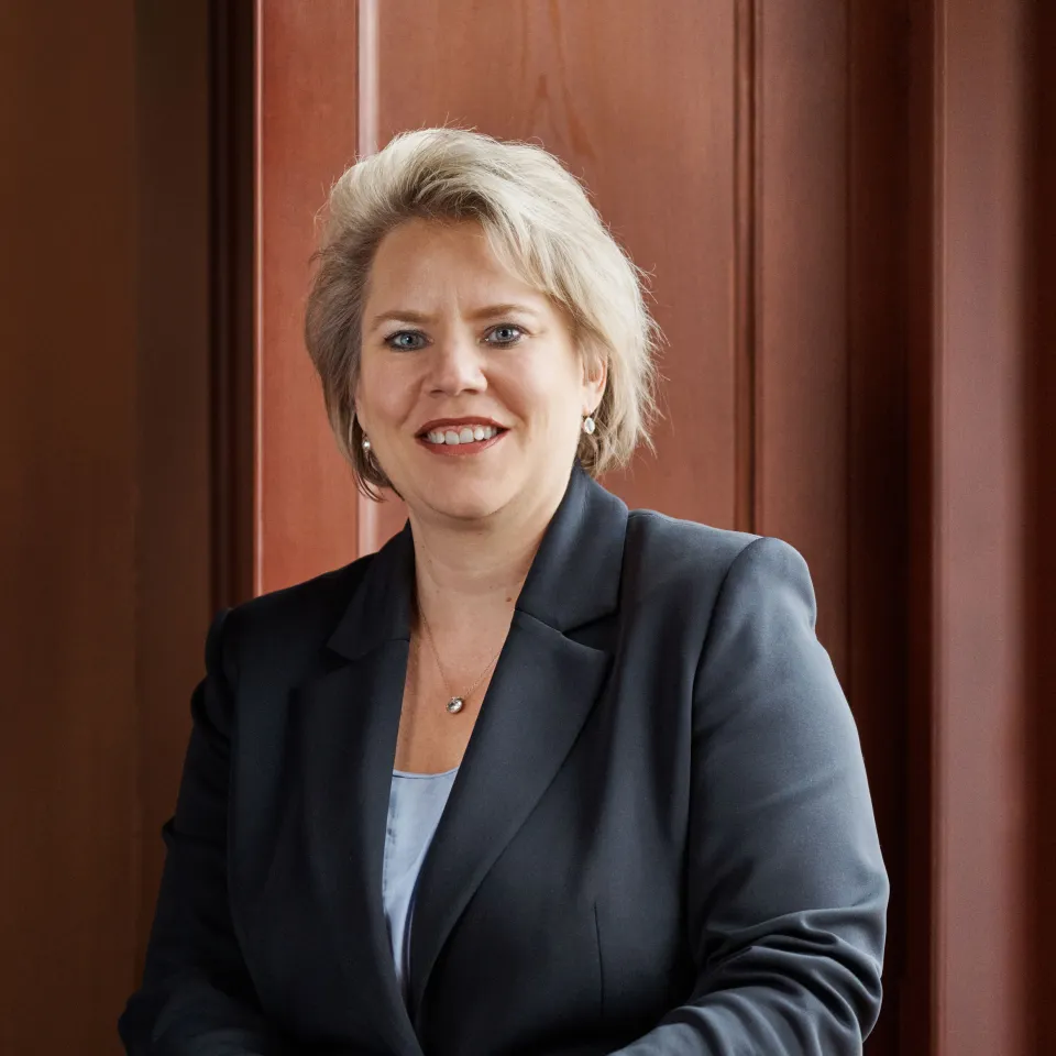 Female hotel director in the hotel