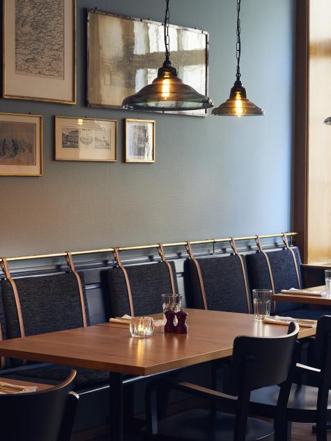 Innenaufnahme des Restaurants Krone