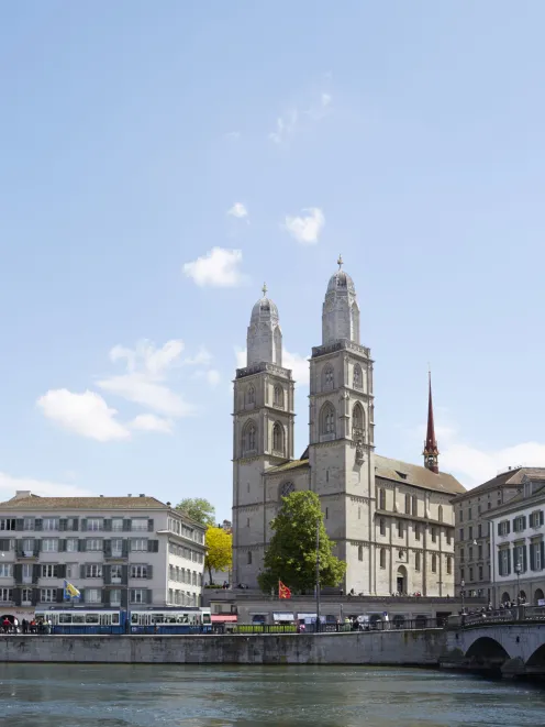 Grossmünster church in Zurich