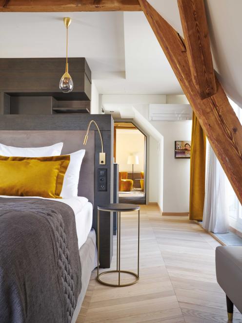 Aufnahme des Deluxe Doppelzimmers im Hotel Seefeld