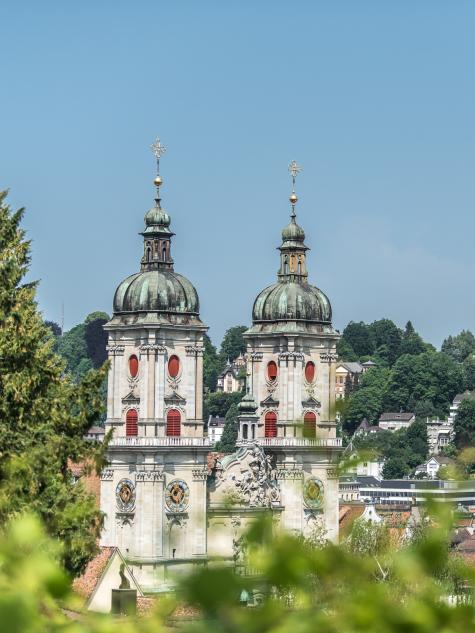 Aussicht auf Turm in St. Gallen