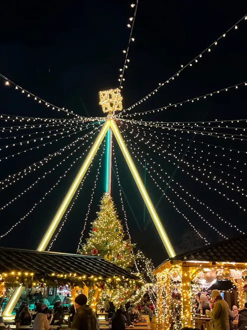 Weihnachtsmarkt in Winterthur bei Nacht