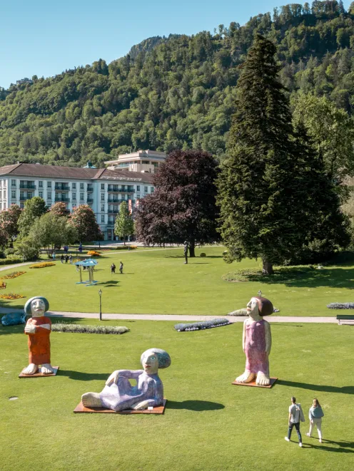 Kunst in Bad Ragaz mit Skulpturen von Bad RagArtz