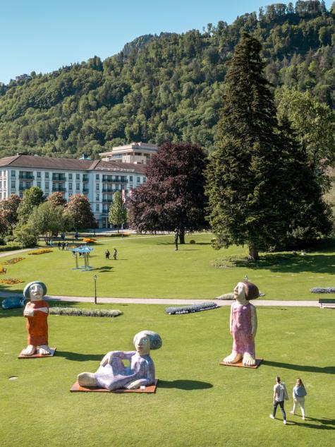 Kunst in Bad Ragaz mit Skulpturen von Bad RagArtz